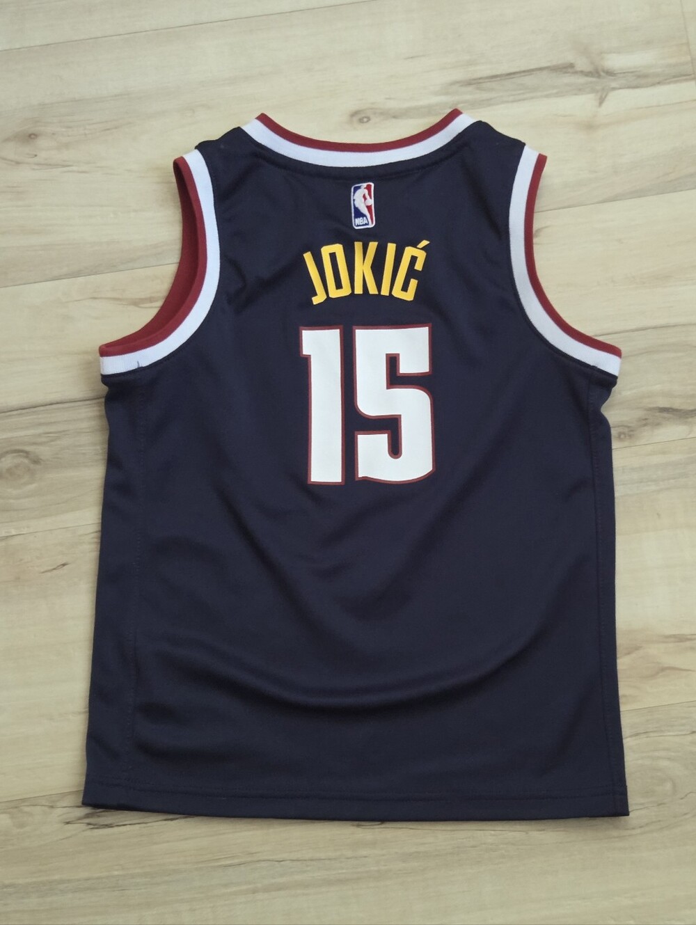 Denver Nuggets Jokić #15 Official NBA Jersey Youth Large- Size 7